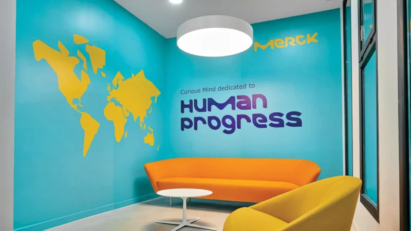 AMÉNAGEMENT DES NOUVEAUX BUREAUX DE LA SOCIÉTÉ MERCK GROUP ALGÉRIE