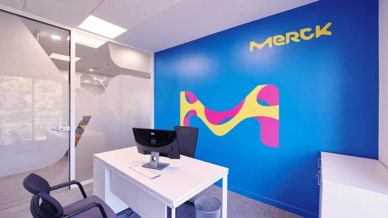 AMÉNAGEMENT DES NOUVEAUX BUREAUX DE LA SOCIÉTÉ MERCK GROUP ALGÉRIE