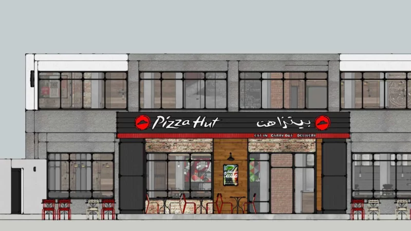 "PIZZA HUT" CONCEPT DE RESTAURANT - SIDI YAHIA - ALGER – ALGÉRIE